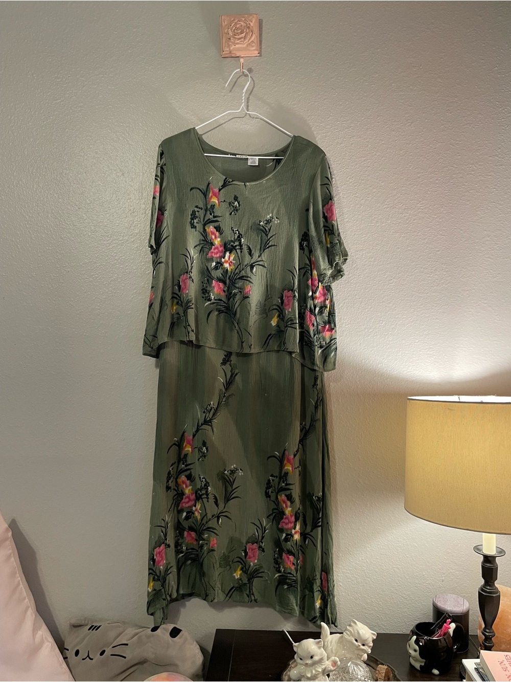 Vintage Floral Women's Dress